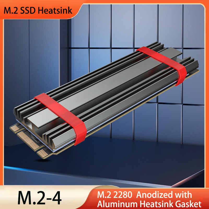 External Nvme Ssd - M.2 SSD-Kühlkörper M2 NVME 2280, Solid-State-Festplatten-Aluminium-Kühlkörperdichtung