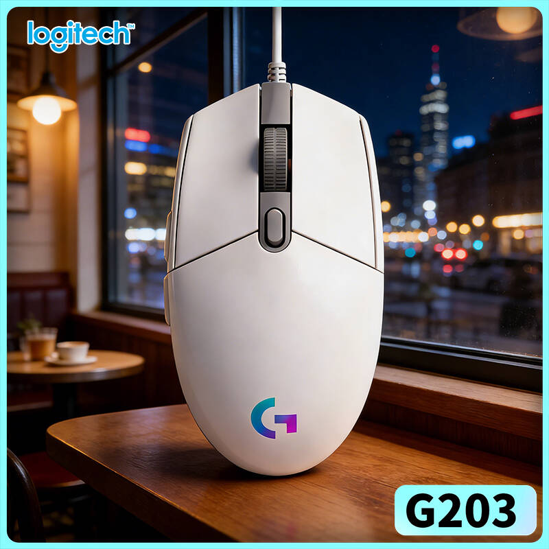 Logitech Mouse G203 - Logitech G203 Kabelgebundene Gaming-Maus RGB-Hintergrundbeleuchtung 8000