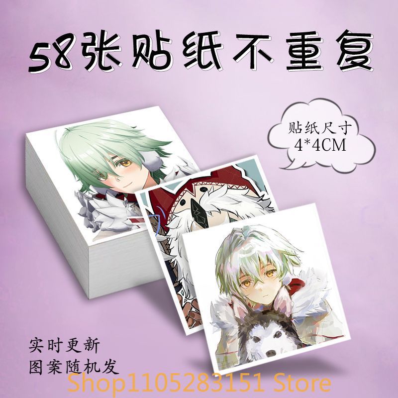 Laptop Accessories Decoration - Genshin Impact Alyosha Cosplay Anime-Aufkleber Niedliche