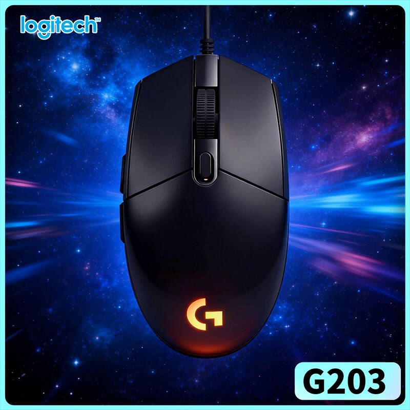 Logitech Mouse G203 - Logitech G203 LIGHTSYNC Kabelgebundene Gaming-Maus 8000
