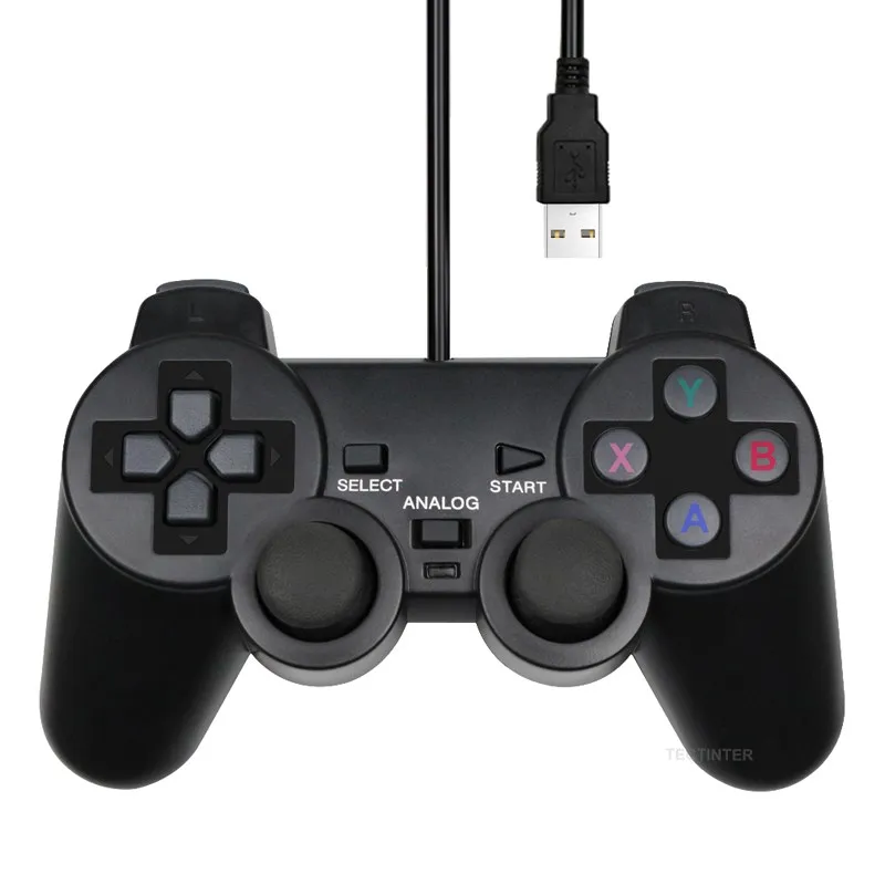 Laptop Accessories Gadgets - Kabelgebundener USB-PC-Gaming-Joystick Gamepad Spielcontroller für Windows