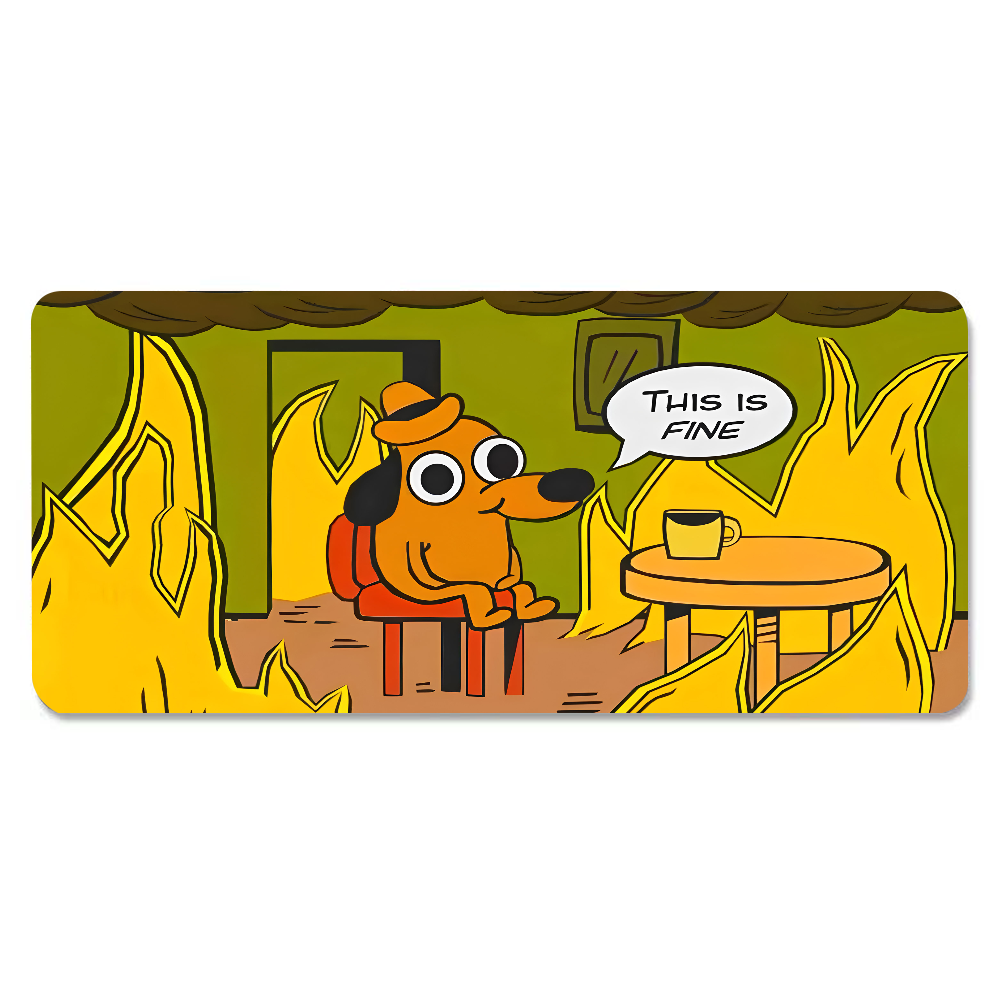 This Is Fine Dog Dackel-Mauspa – Laptop Extra Accessories Bewertung und Preis