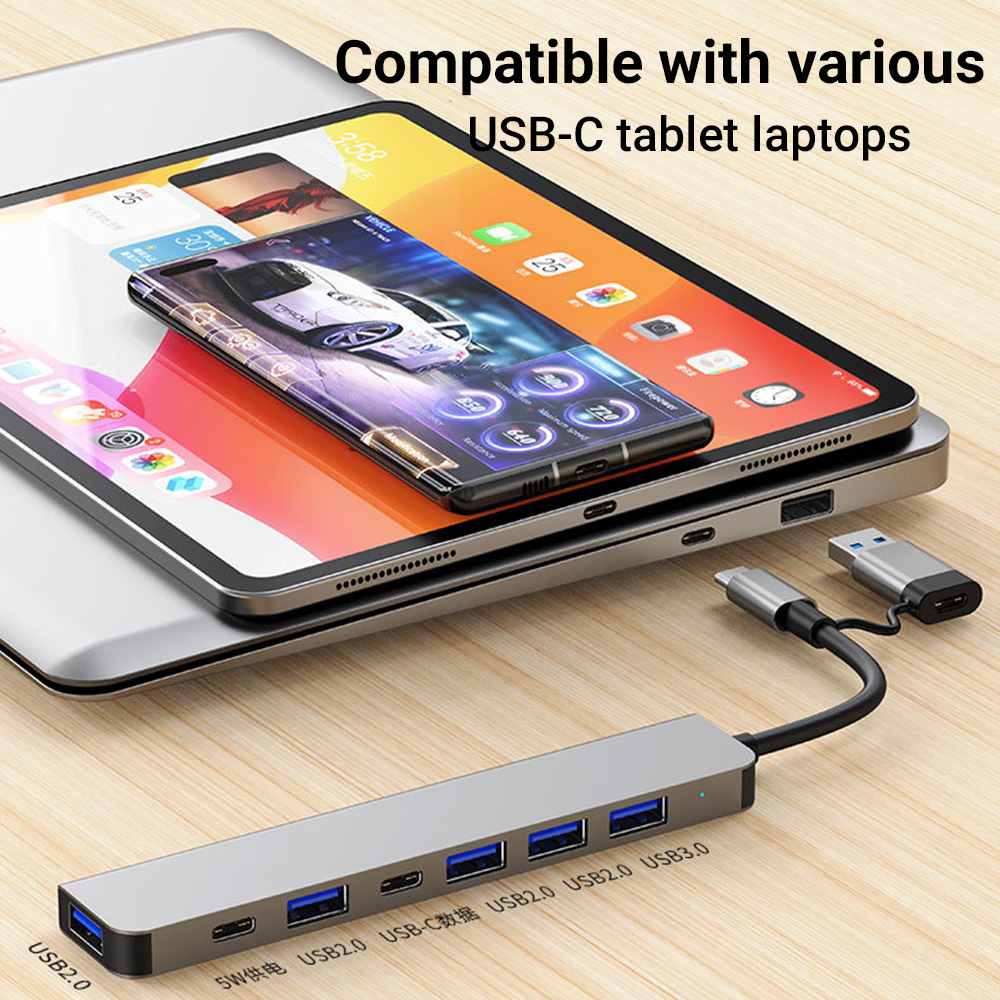 7-in-1 Dual-Head USB-C & USB D – Laptop Accessories That You Need Bewertung und Preis