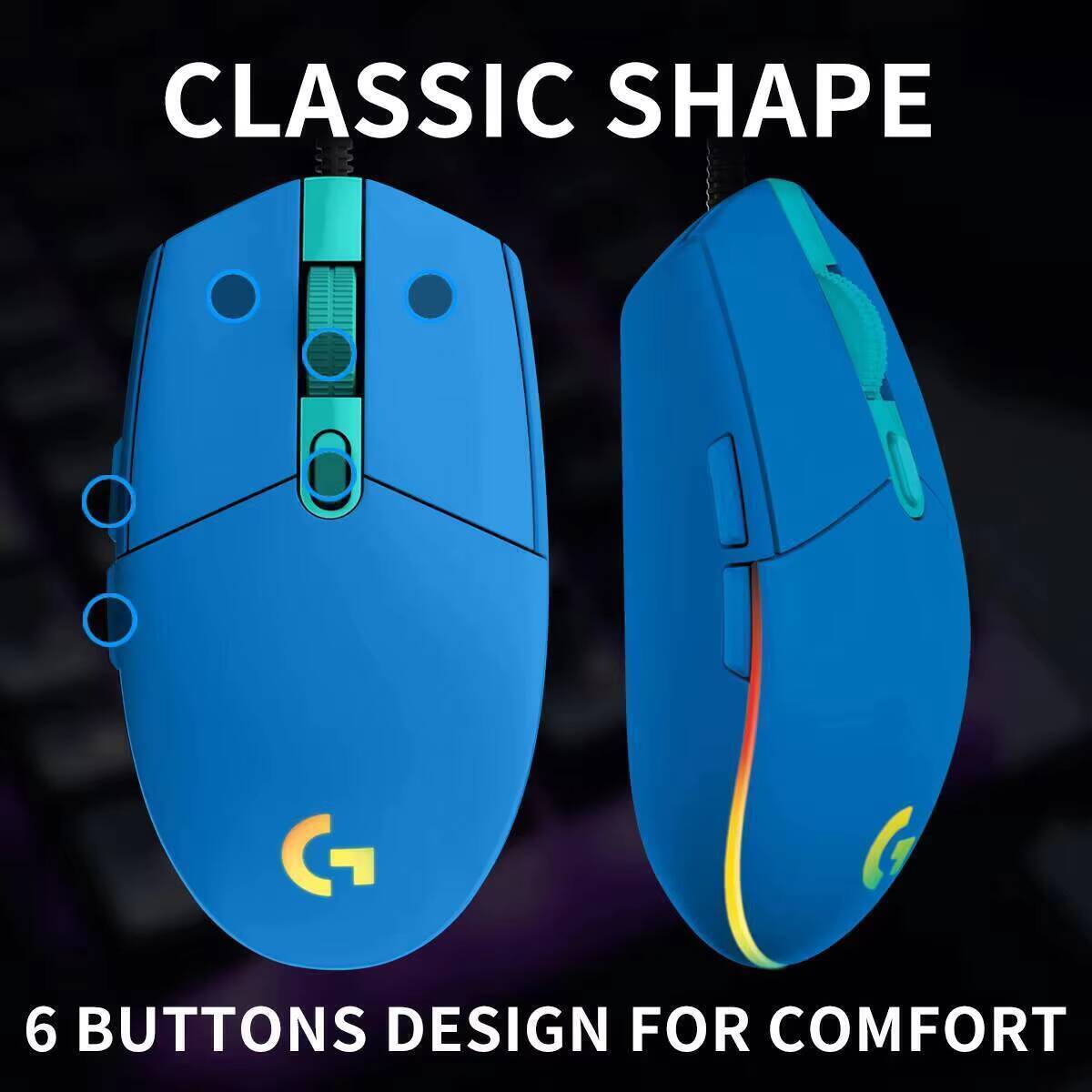 Logitech G203 LIGHTSYNC Kabelg – Logitech Mouse G203 Bewertung und Preis