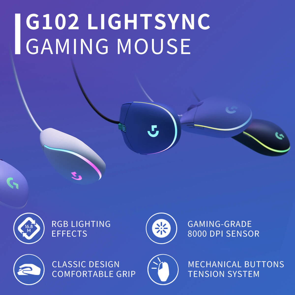 Logitech G102 Prodigy Gaming-M – Logitech Mouse G203 Bewertung und Preis