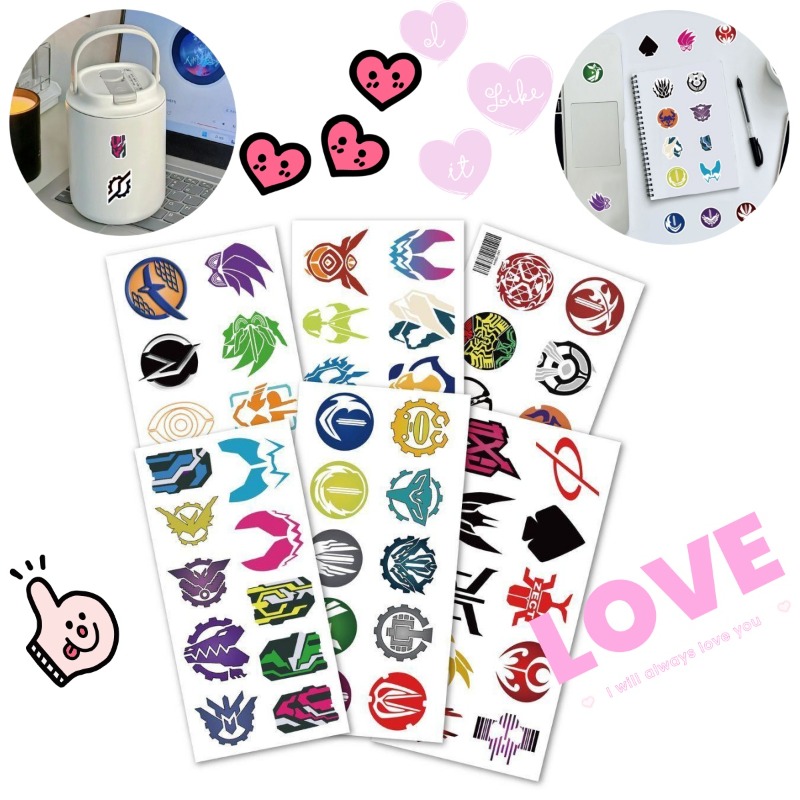 60 Blatt Kamen Rider Logo-Aufk – Laptop Accessories Decoration Bewertung und Preis